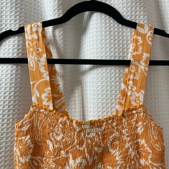 NWT LOFT Garden Smocked Strappy Jumpsuit - Picture 7 of 10